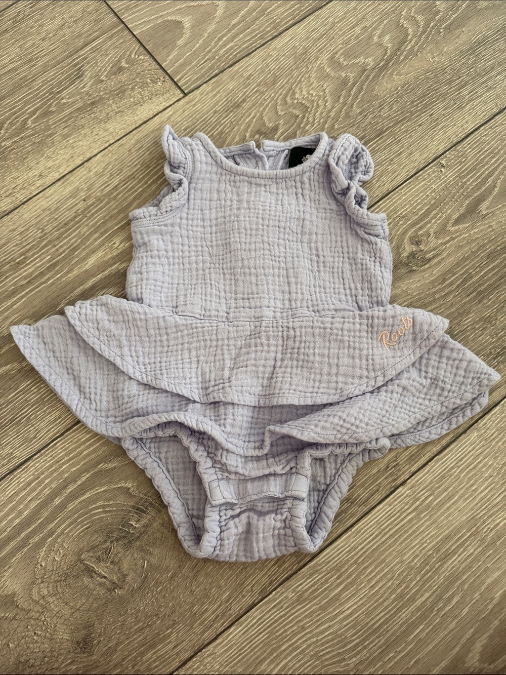 Roots Lavender Baby Isla Ruffle Dress